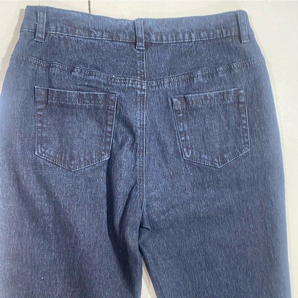 DG2 By Diane Gilman Vintage Y2K Retro High Rise Flare Bling Stud Jeweled Jean 14 - Picture 6 of 14